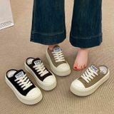  Giày sục sneaker nữ smile kiểu mới đế bằng 4cm XZL-301 