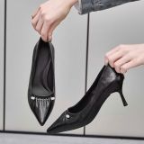  Giày Cao Gót 6 Phân Da Lì Cao Cấp 325019 