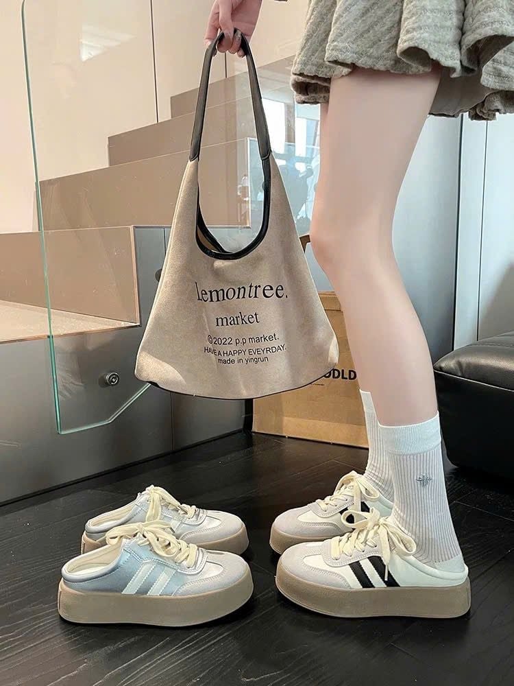  Giày sục sneaker nữ smile F-7 