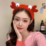  Băng đô cài tóc rửa mặt, đắp mặt nạ họa tiết cua- PKT-45 