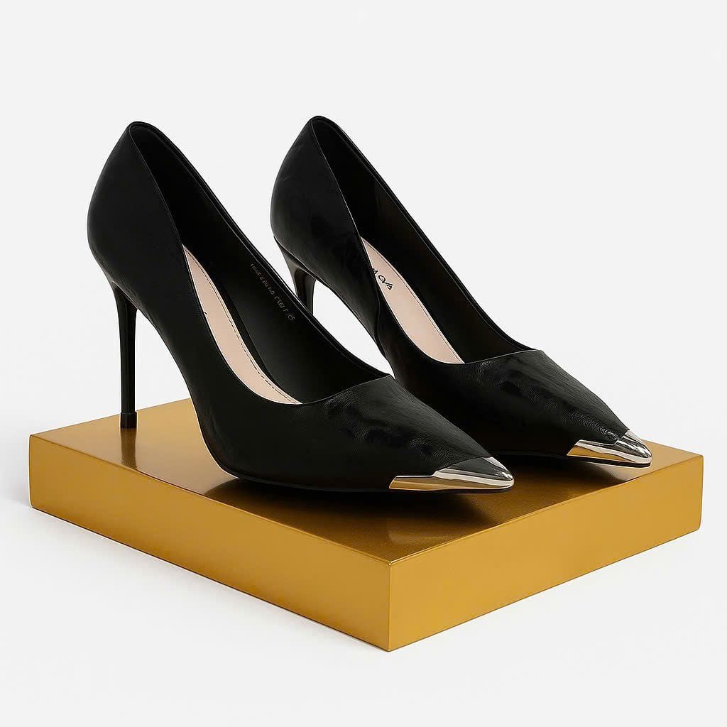  Giày Cao Gót 9 Phân Da  Lì Cao  cấp Bọc  Mũi D91-258 