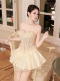  Váy Cúp Thiết Kế Hoa Nổi Cao Cấp (tặng kèm quần bảo hộ) VTK05 