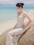  Váy Thiết Kế Thêu Hoa Họa Tiết Bướm 3D Cao Cấp VTK03 