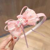  Bờm tóc ren nơ charm Sario cho bé H-BOM161 