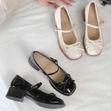  Giày Búp Bê Mary Jane Da Bóng cao Cấp 889-22 
