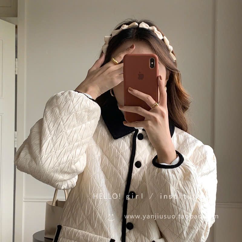  Bờm tóc nơ thắt nút phong cách Hepburn- H-BOM114 