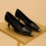  Giày Cao Gót 3 Phân Da Lì Cao  Cấp W7002 