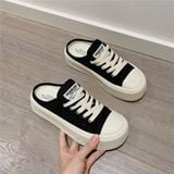 Giày sục sneaker nữ smile kiểu mới đế bằng 4cm XZL-301 