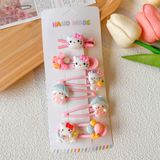  Set 6 kẹp tóc mái gắn charm hoạt hình Sanrio- SETK-377 