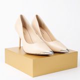  Giày Cao Gót 9 Phân Da  Lì Cao  cấp Bọc  Mũi D91-258 