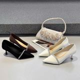  Giày Cao Gót 6 Phân Da Pu Cao Cấp 301-23 