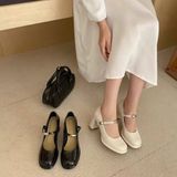  Giày Mary Jane  Cao Gót 7 Phân Da Bóng Cao Cấp 8850 