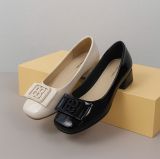  Giày Búp Bê Bệt 3 Phân Da Bóng QC Cao Cấp K020 