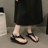  Giày Sandal Xỏ Ngón Đế Bệt Da Lì Cao Cấp X515 
