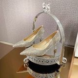  Giày Cao Gót 7 Phân Đính Đá Cao Cấp 528-90 