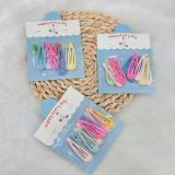  Set 10 kẹp tóc mái màu dopamine nhiều hình cho bé- SK-P29 