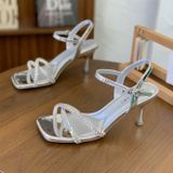  Giày Sandal Cao Gót 6 Phân Cao cấp A06 