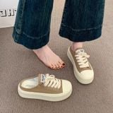  Giày sục sneaker nữ smile kiểu mới đế bằng 4cm XZL-301 