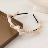  Bờm tóc nơ thắt nút phong cách Hepburn- H-BOM114 