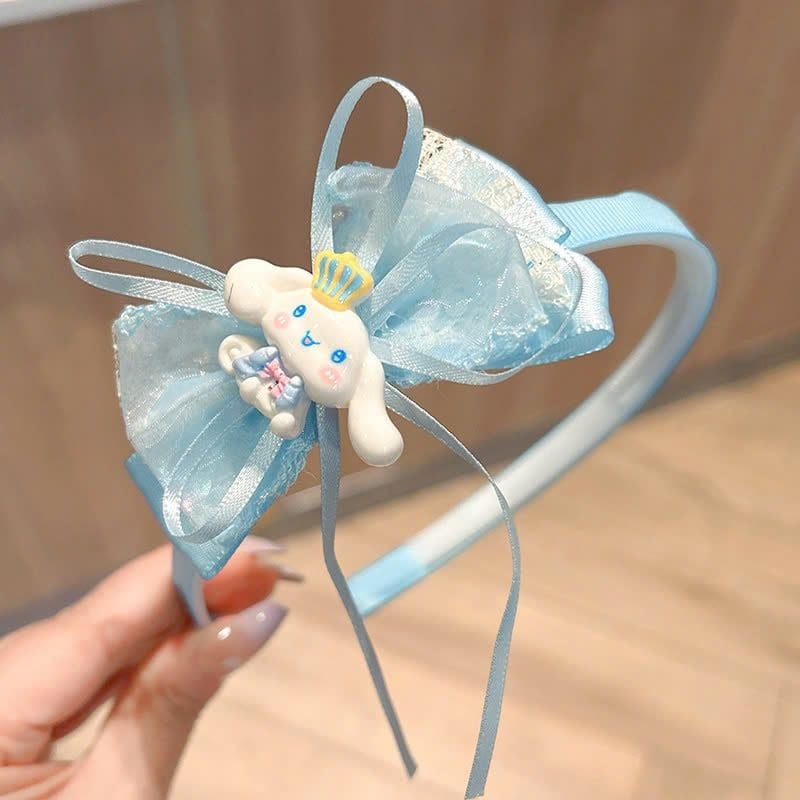  Bờm tóc ren nơ charm Sario cho bé H-BOM161 