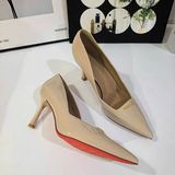  Giày Cao Gót 8 Phân Da Bóng Cao Cấp 528-51 