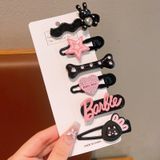  Set 6 kẹp tóc mái mỏ vịt, phong cách Dopamine ngọt ngào - SETK-343 