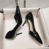  Giày Cao Gót 8 Phân Da Bóng Cao Cấp 519-2 