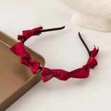  Bờm tóc nơ thắt nút phong cách Hepburn- H-BOM114 