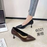  Giày Cao Gót 6 Phân Da Thật 6021 