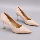  Giày Cao Gót 7 Phân Phối Kim Tuyến Cao Cấp D75081 