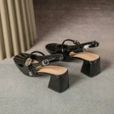  Giày Cao Gót 5 Phân Da Bóng Cao Cấp HF-351 