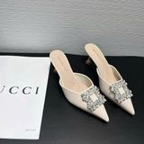  Dép Cao Gót 7 Phân Đính Đá Cao Cấp H66-41 