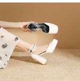  {Form Chuẩn} Giày Cao Gót 9 Phân Đế Đúp 2 Phân Da Lì VN112 