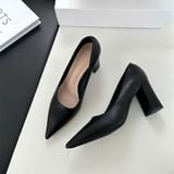  Giày Cao Gót 6 Phân  DA Lì Cao Cấp A666-1A 