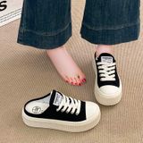  Giày sục sneaker nữ smile kiểu mới đế bằng 4cm XZL-301 