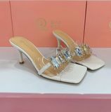  Dép Cao Gót 7 Phân  Đính Đá sang Trọng C5531-3 