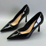  Giày Cao Gót 8 Phân Da Bóng Cao Cấp 528-51 