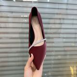  Giày Cao Gót 7 Phân Đính  Đá Cao Cấp D978-7 