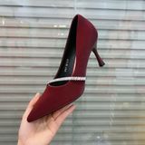  Giày Cao Gót 7 Phân Đính  Đá Cao Cấp D978-7 