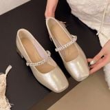  Giày Búp Bê Mary Jane Đính Đá cao Cấp P125-23 