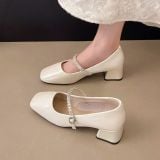  Giày Búp Bê Mary Jane Đính Đá cao Cấp P125-23 