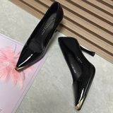  Giày Cao Gót 8 Phân Da Bóng Cao Cấp 3357 