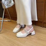  Giày Cao Gót 5 Phân Da Bóng Cao Cấp 2516-3 