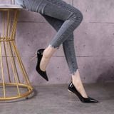  Giày Cao Gót 9 Phân Da Bóng  Cao Cấp A2232-10 