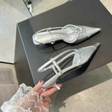  Giày Cao Gót 4 Phân Hở Gót SY-18 