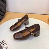  Giày Cao Gót 5 Phân Da Lì Cao Cấp A81 