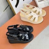  Giày Sandal Đế Xuồng Cao Gót 6,5 Phân QCCC 68062 