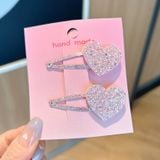 Set 2 kẹp tóc mái gắn charm lấp lánh - SETK-229 