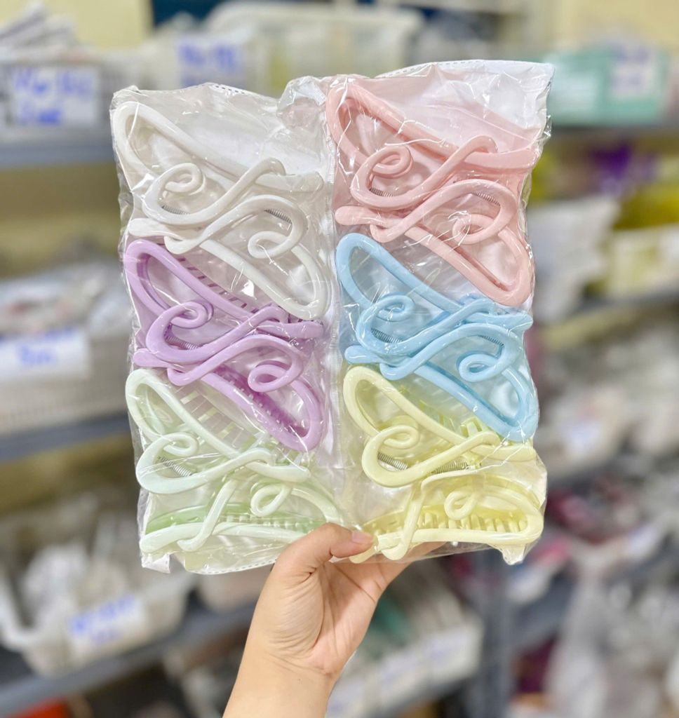  Kẹp tóc bản dài cỡ lớn phong cách Hàn quốc nhiều màu- KT17 
