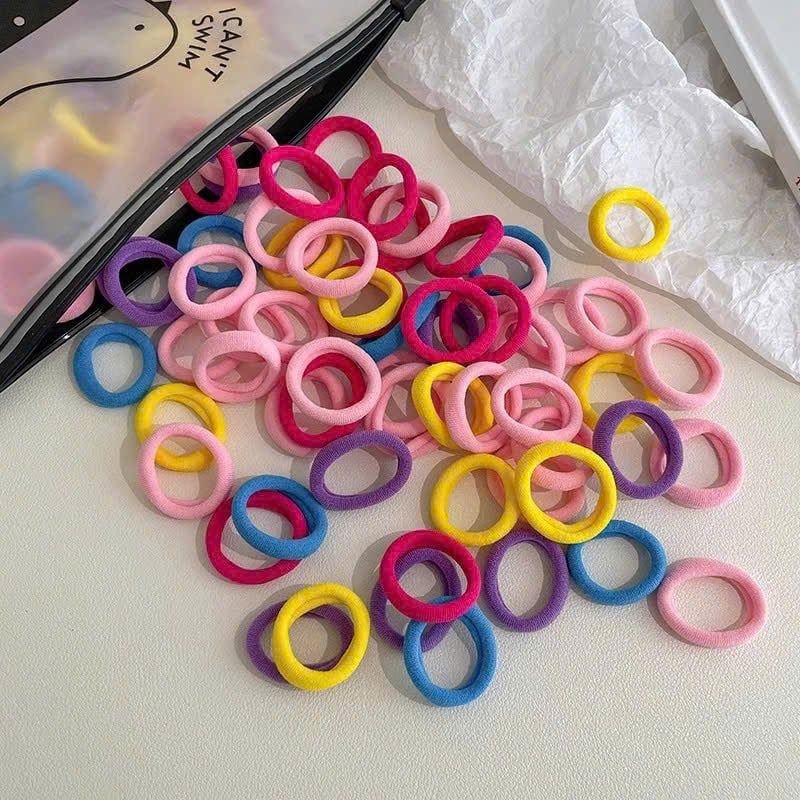  Túi 100 chun buộc tóc nhiều màu sắc cho bé - SETB-116 